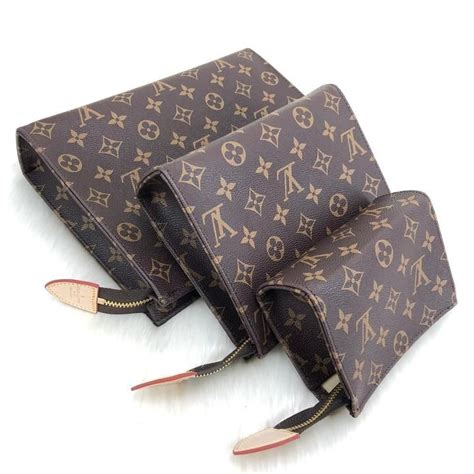 toilettas lv|Designer Pouches, Wristlets & Toiletry Bags .